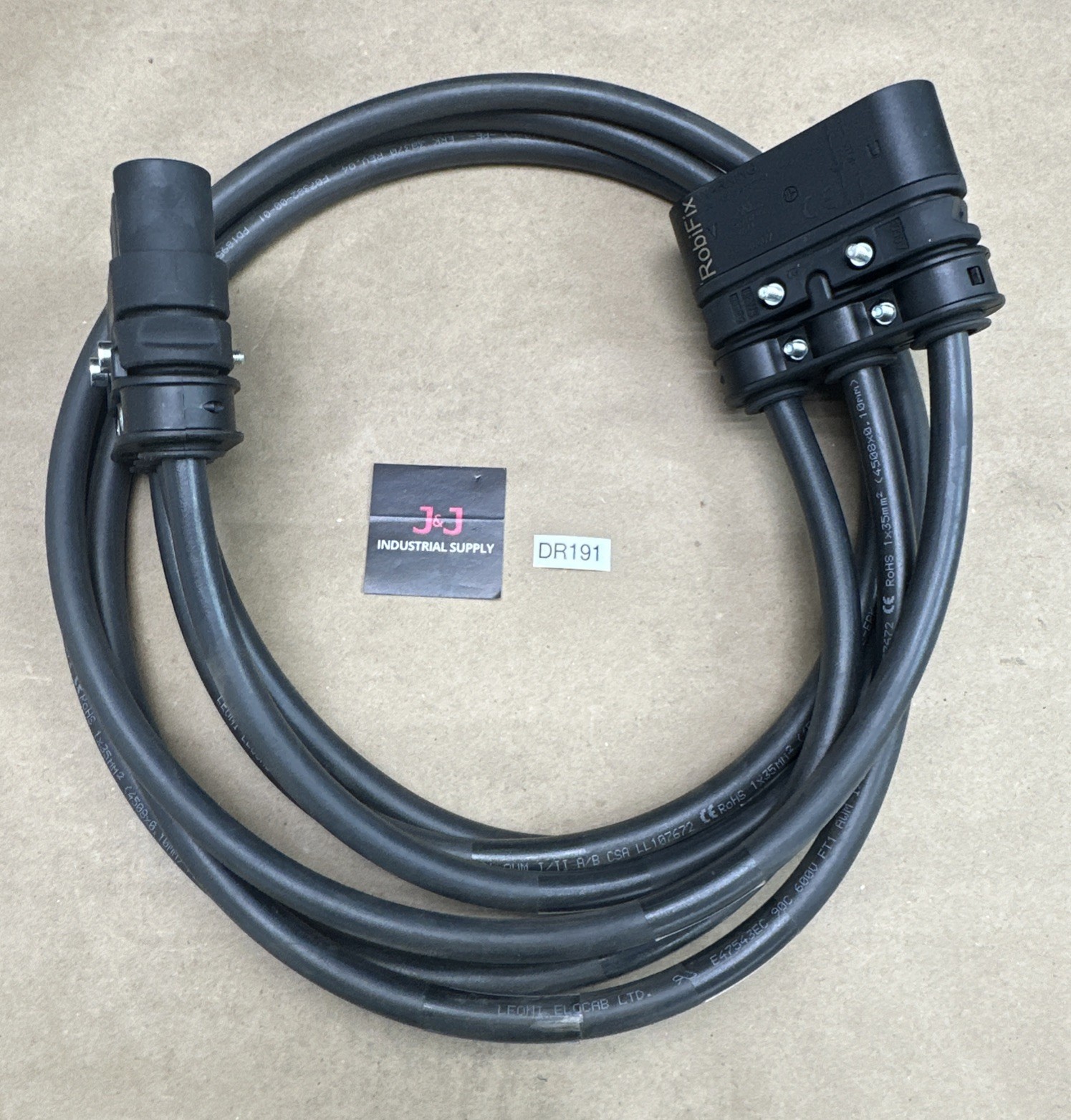 LEONI EPS The Quality Connection 3.209.015M.3001B 3-Pole Primary Power Cable