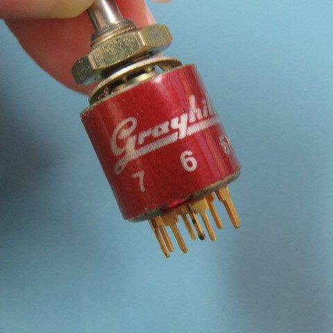 GRAYHILL 50P45-01-1-05N Qty of 1 per Lot Rotary Switch 5 Position SP5T 150mA