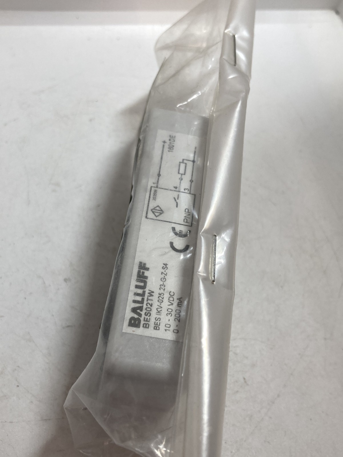 BALLUFF BES IKV-025.23-G-Z-S4 INDUCTIVE SENSOR (BES02TW) 10-30VDC 200MA NIB
