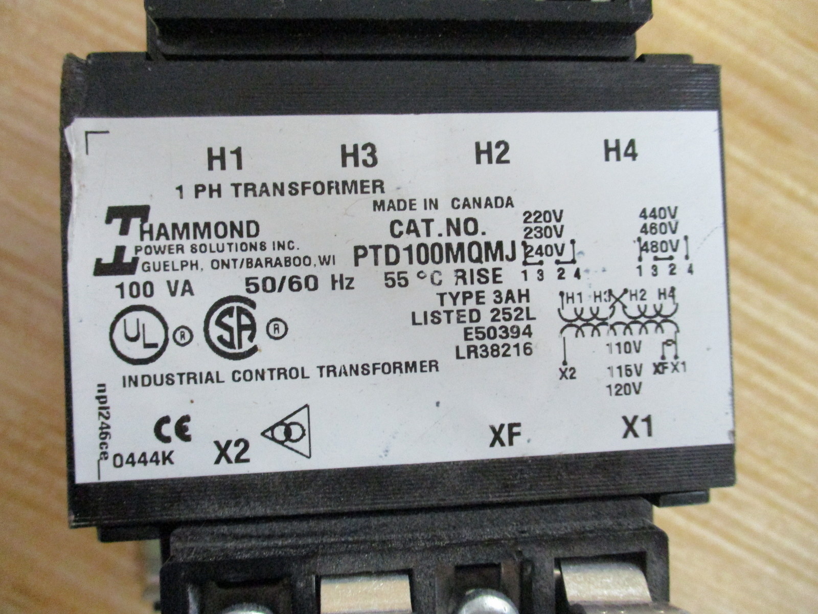 Hammond PTD100MQMJ Transformer