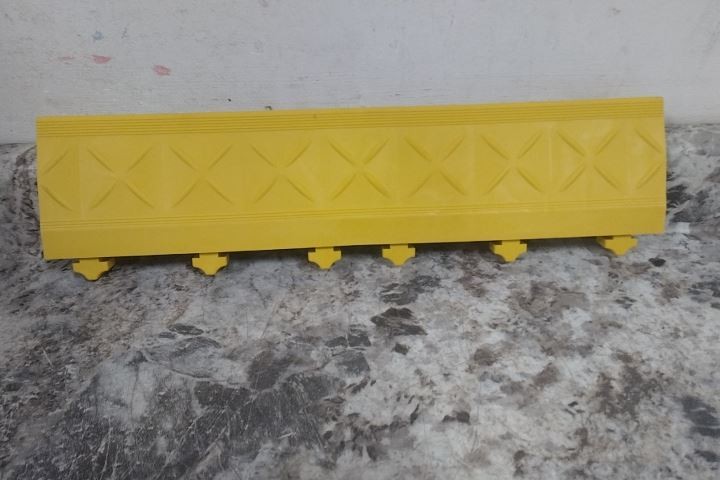 Ergo Advantage Safe-Flex A4-Y 10 Pk 18 In Length 4 In Width Yellow Ramp Edge