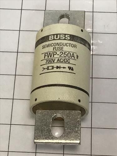 BUSSMANN – FWP-250A – FUSE, 250AMP 700VAC/DC, HIGH SPEED, NA STYLE – FWP250A