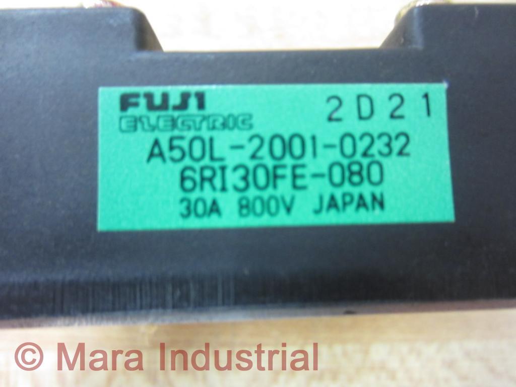 Fuji Electric A50L-2001-0232 Power Transistor 6RI30FE-080