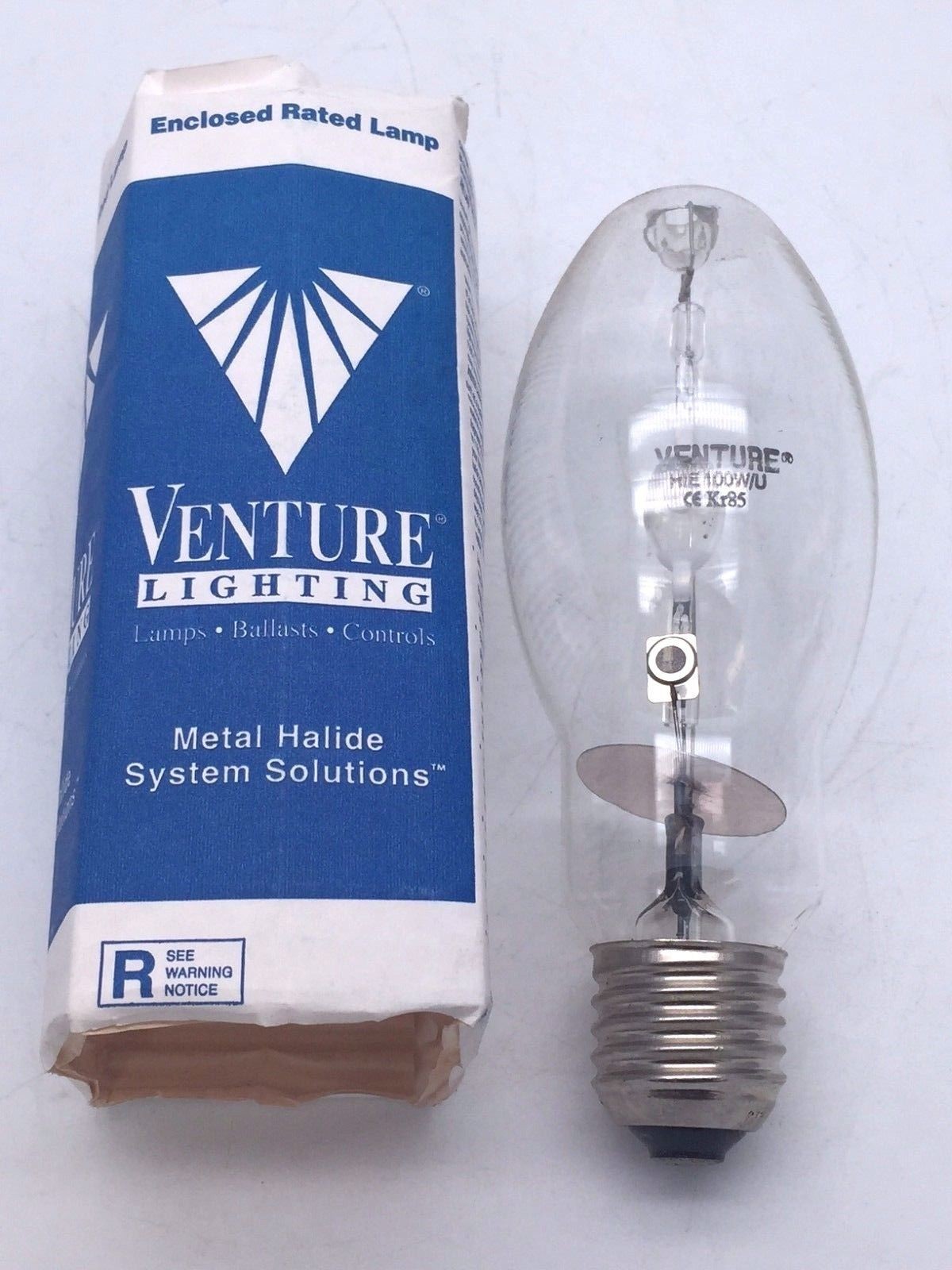 Venture HIE 100W/U Metal Halide Lamp 100W E27 Kr85 Cool White 840 Clear x20