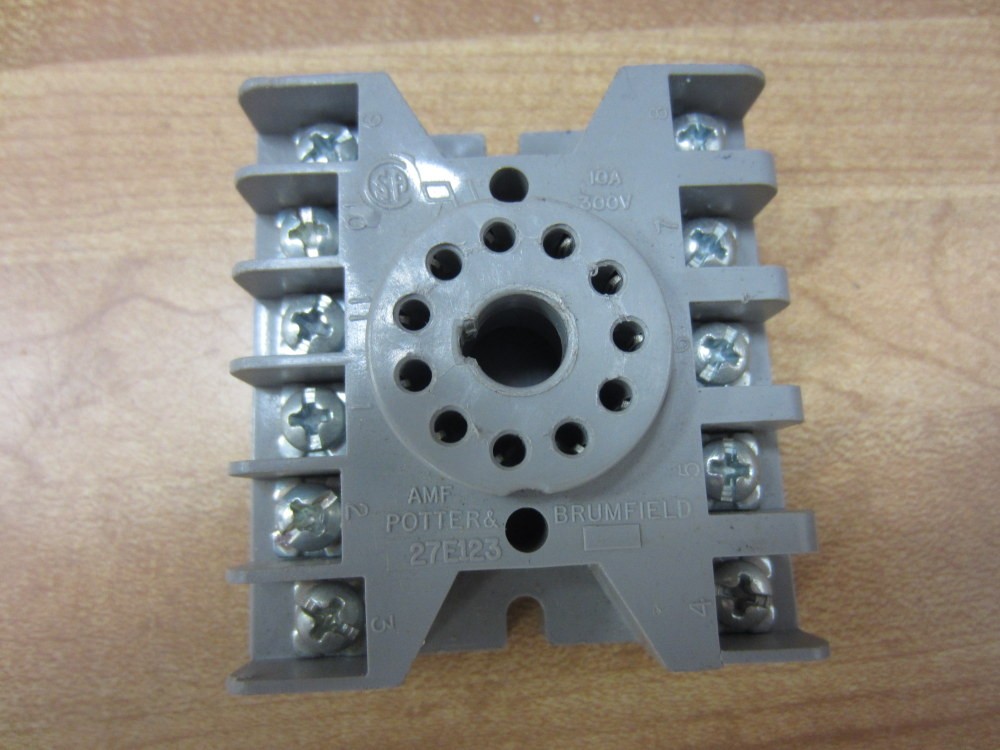 Potter & Brumfield 27E123 Relay Sockets Tyco