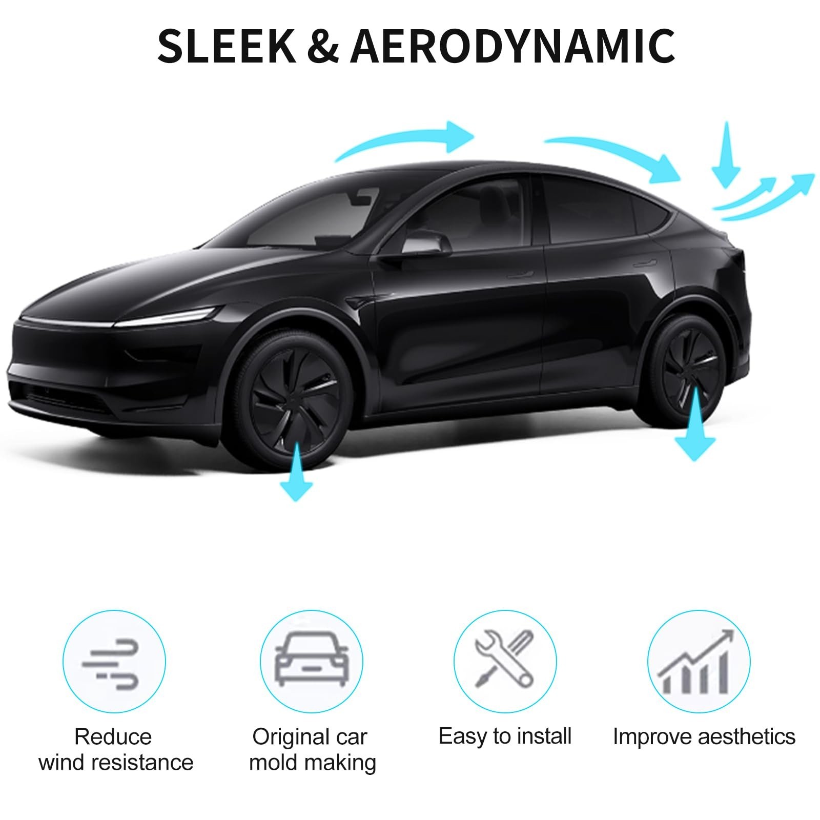 Spoiler for 2025 2026 Tesla Model Y Juniper Look Trunk Wing Rear Trunk Lip Sp…