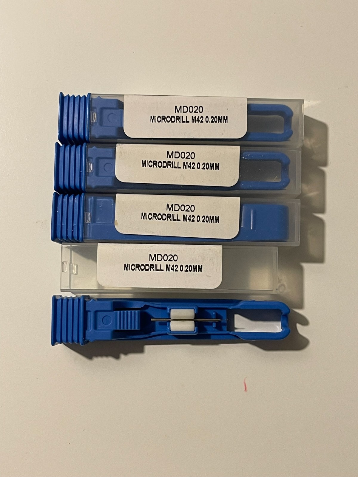 Lot of 10 Richards Micro-tool Microdrills M42 MD020 MD015 MD010 0.20 0.15 0.10mm