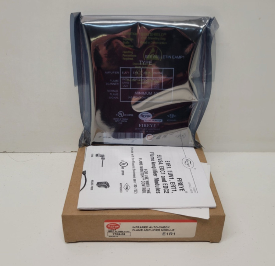 FIREYE E1R1 / INFRARED AUTO-CHECK FLAME AMPLIFIER / NEW!!! / SHIPS FROM USA🇺🇸