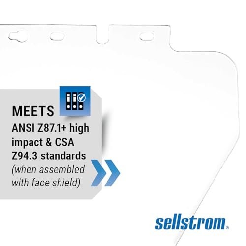 Sellstrom Replacement Polycarbonate Window – for 380 Series Face Shields -…