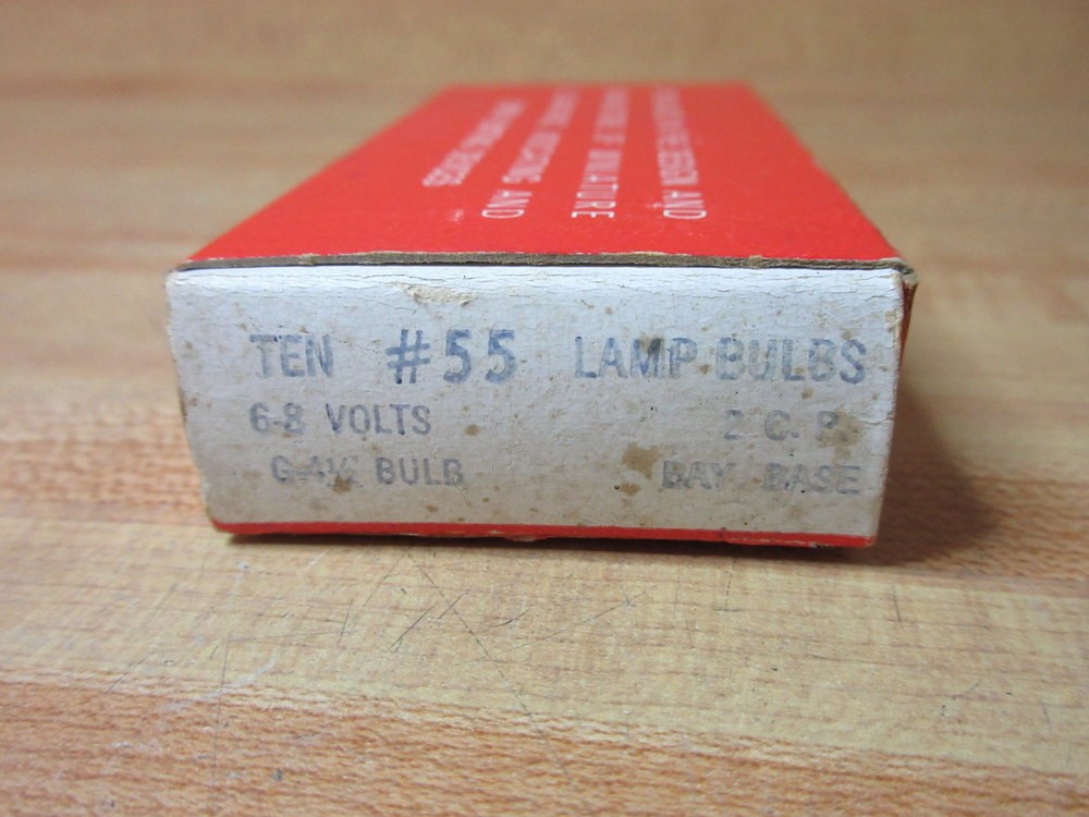 Chicago Miniature 55 Miniature Lamp Light Bulb CM55 (Pack of 10)