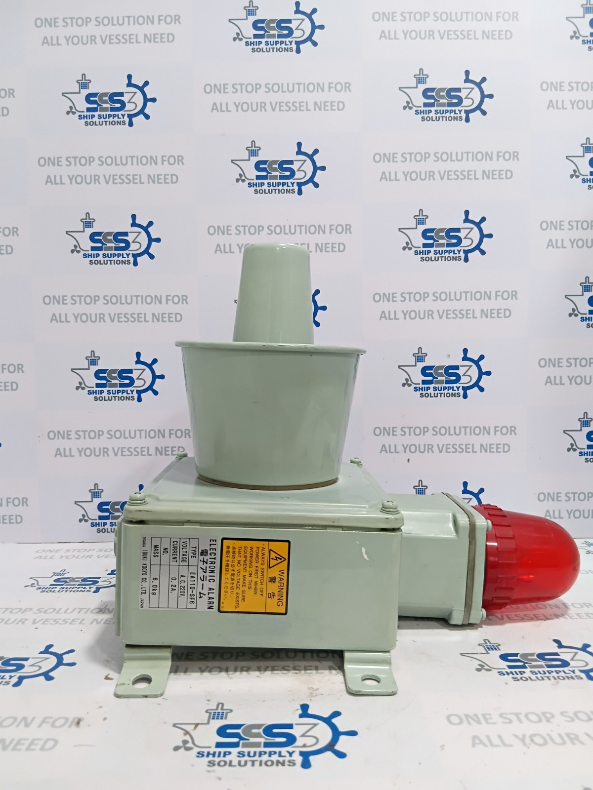 Ibuki Kogyo EA110-SF6 Electronic Alarm AC220V 0.2A (Unused New)
