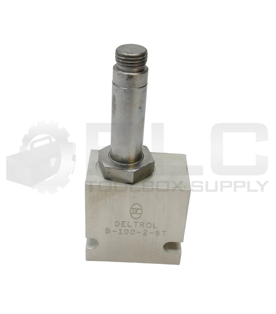 NEW DELTROL B-100-2-8T CARTRIDGE BLOCK 11/16″W/ DSV2-100-2NCP-N CARTRIDGE VALVE