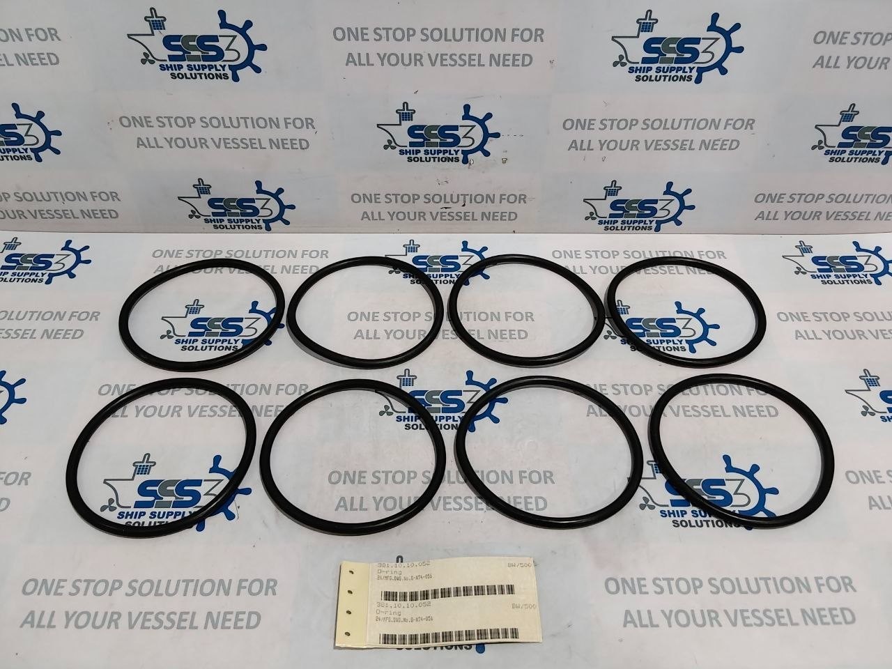 O-Ring BW/500 381.10.10.052 O-Ring Size OD 130mm x ID 120mm x Thick. 7mm