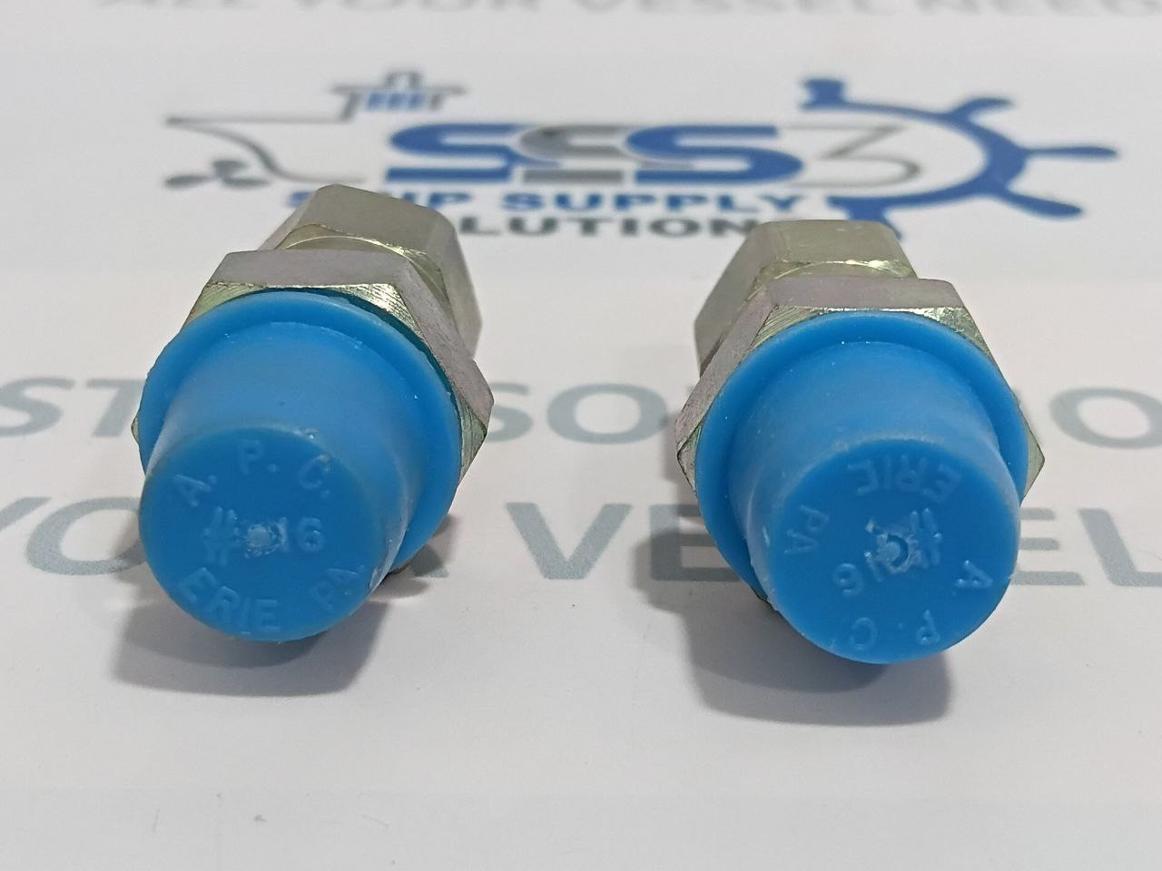 MSCR Hydraulic Straight Bulkhead Union Fitting M6/4 Compression 6mm OD Tube