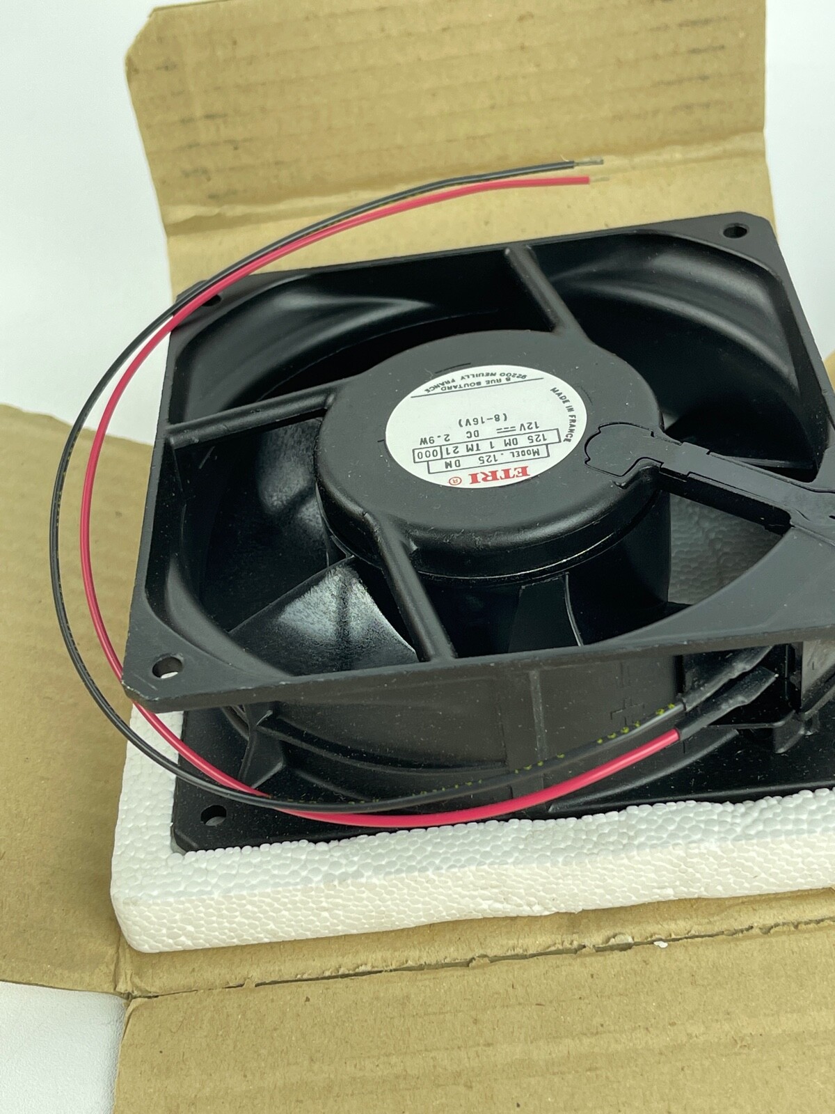 ETRI MODEL 125 DM 1 TM 2 21 FAN
