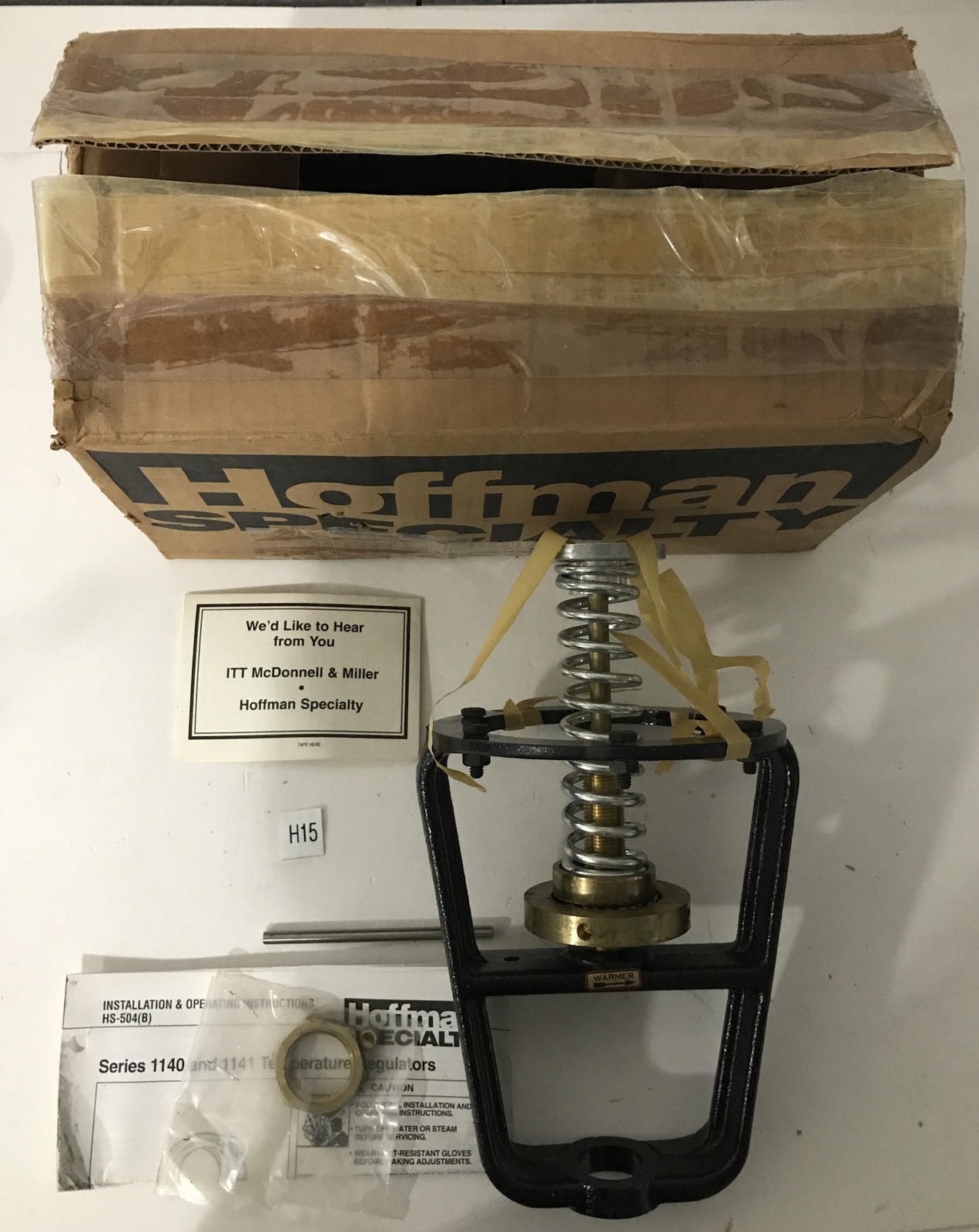 *NEW OPEN BOX* ITT Hoffman Series 1140 Temperature regulator