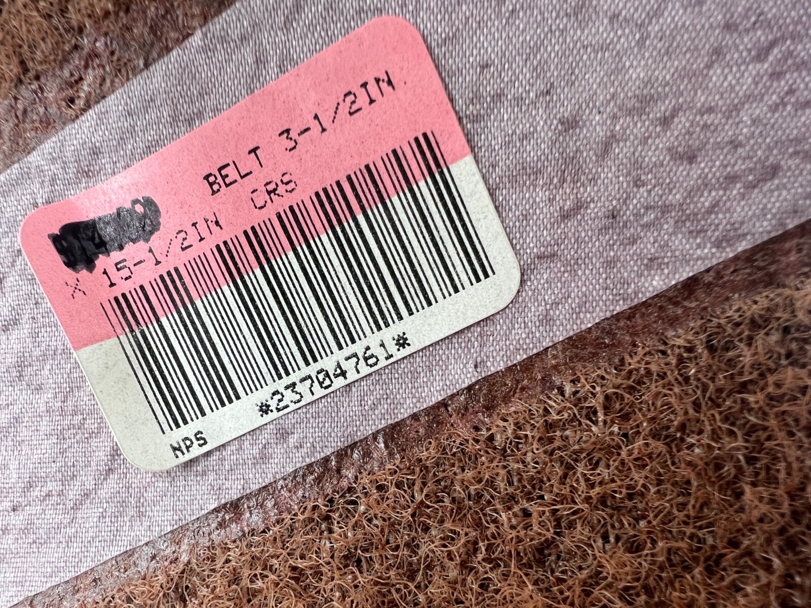 Surface Conditioning Belt, 3-1/2 in x 15-1/2 in, CRS Grade