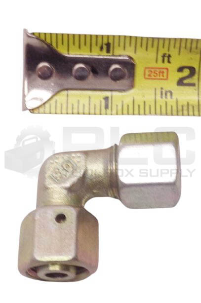 NEW EO/PARKER HYDRAULIC 90° FITTING 3/8″ID, 9/16″ID FM SWIVEL, 10-L NUT