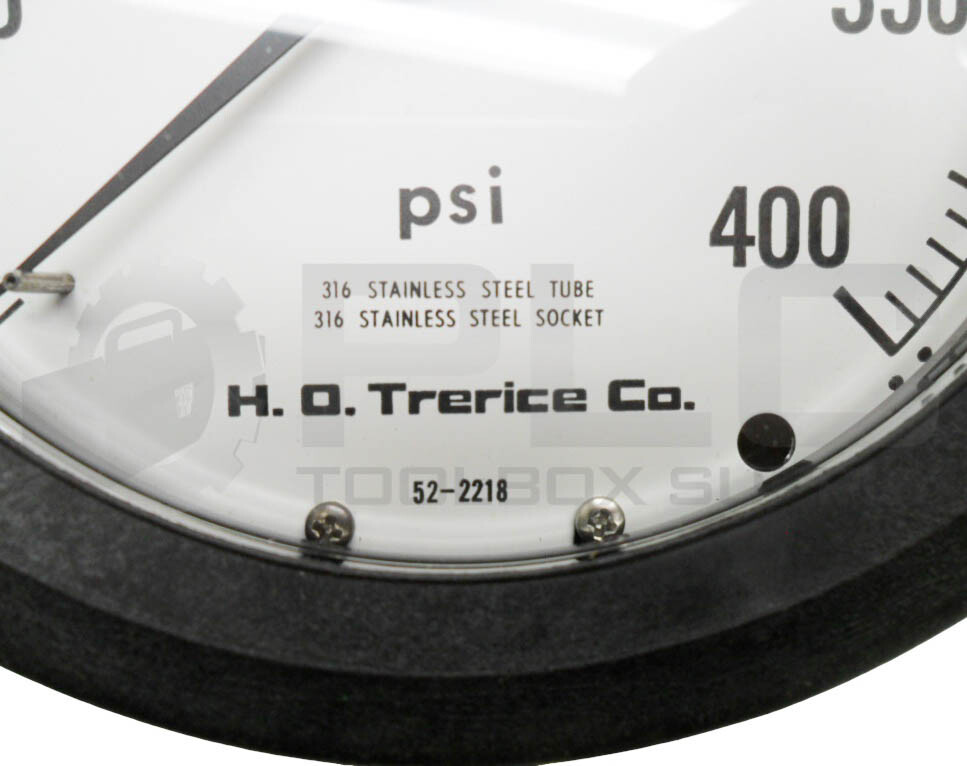 NEW TRERICE 52-2218 PRESSURE GAUGE 0-400PSI