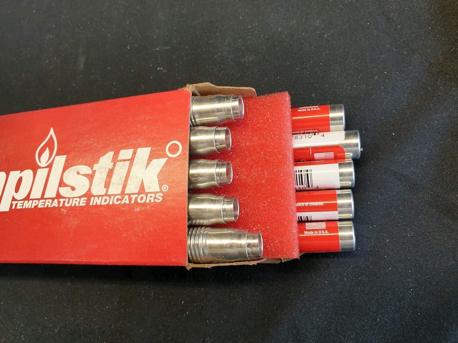 Box of 10 x Tempilstik Temperature Indicator Marker Pens – Various Temperatures