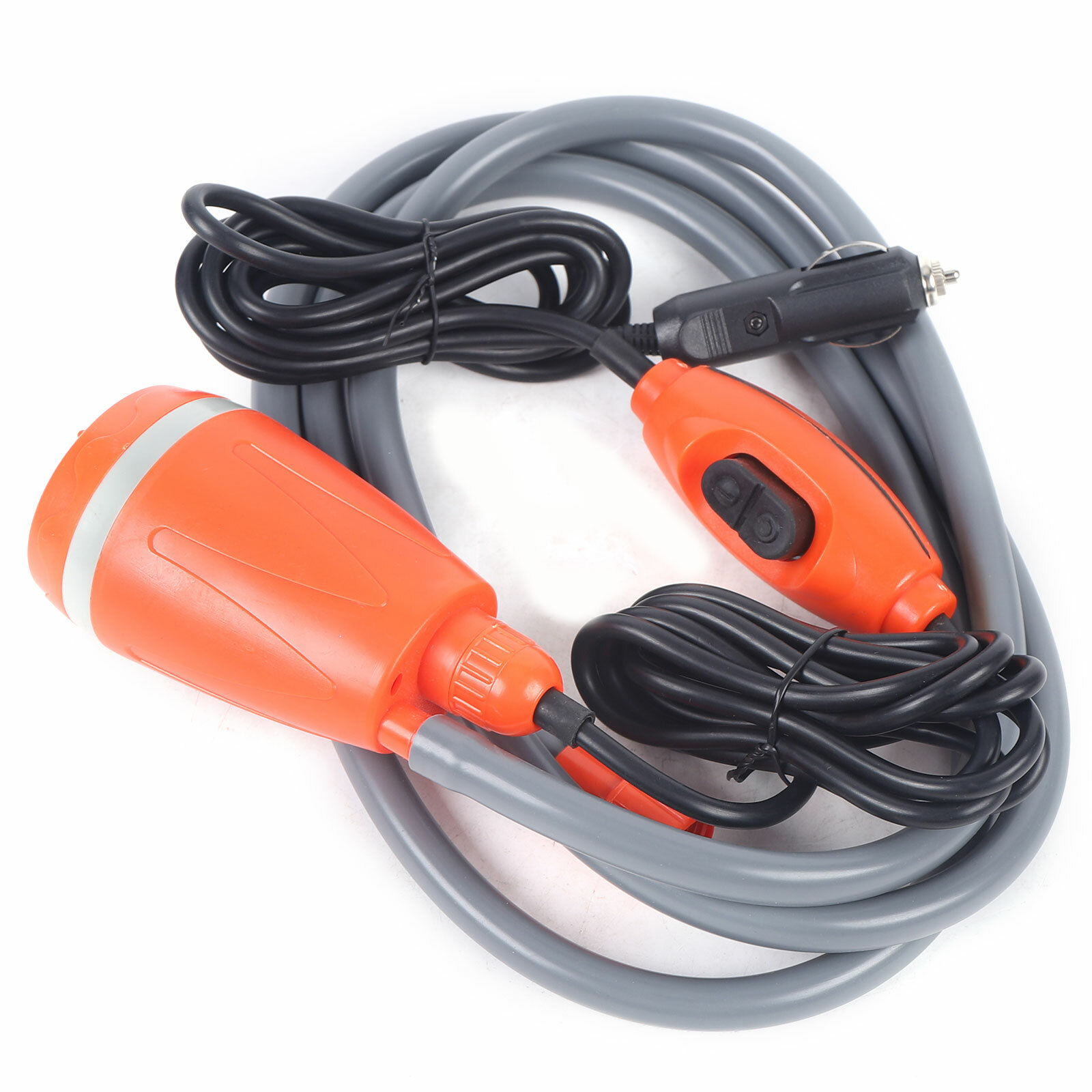 Outdoor Portable Shower Head Camping Water Pump Travel Hiking
