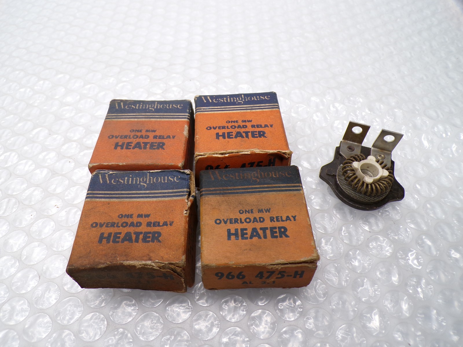 WESTINGHOUSE 966475-H AL2.1 HEATER LOT OF 4 NSMP