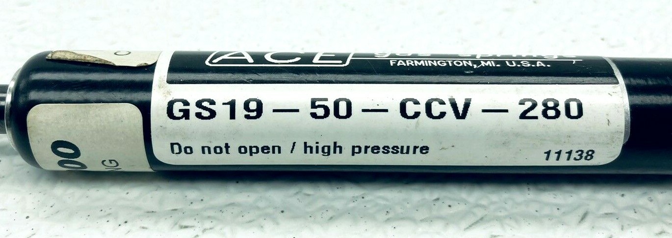 UNUSED ACE GS19-50-CCV-280 GAS SPRING CYLINDER A11-17122