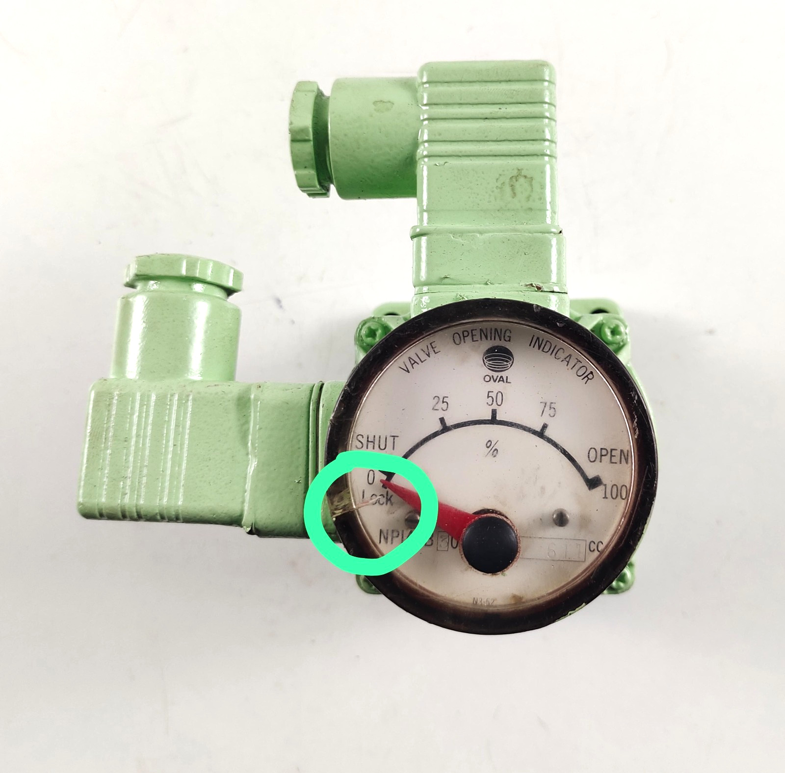 Oval NPI45B30 Valve Opening Indicator 611 C.C N3-52 (DAMAGE)