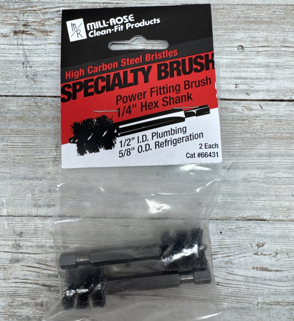 Mill-Rose Specialty Brush High Carbon Steel Bristles 66431 Power Fitting Brush 2