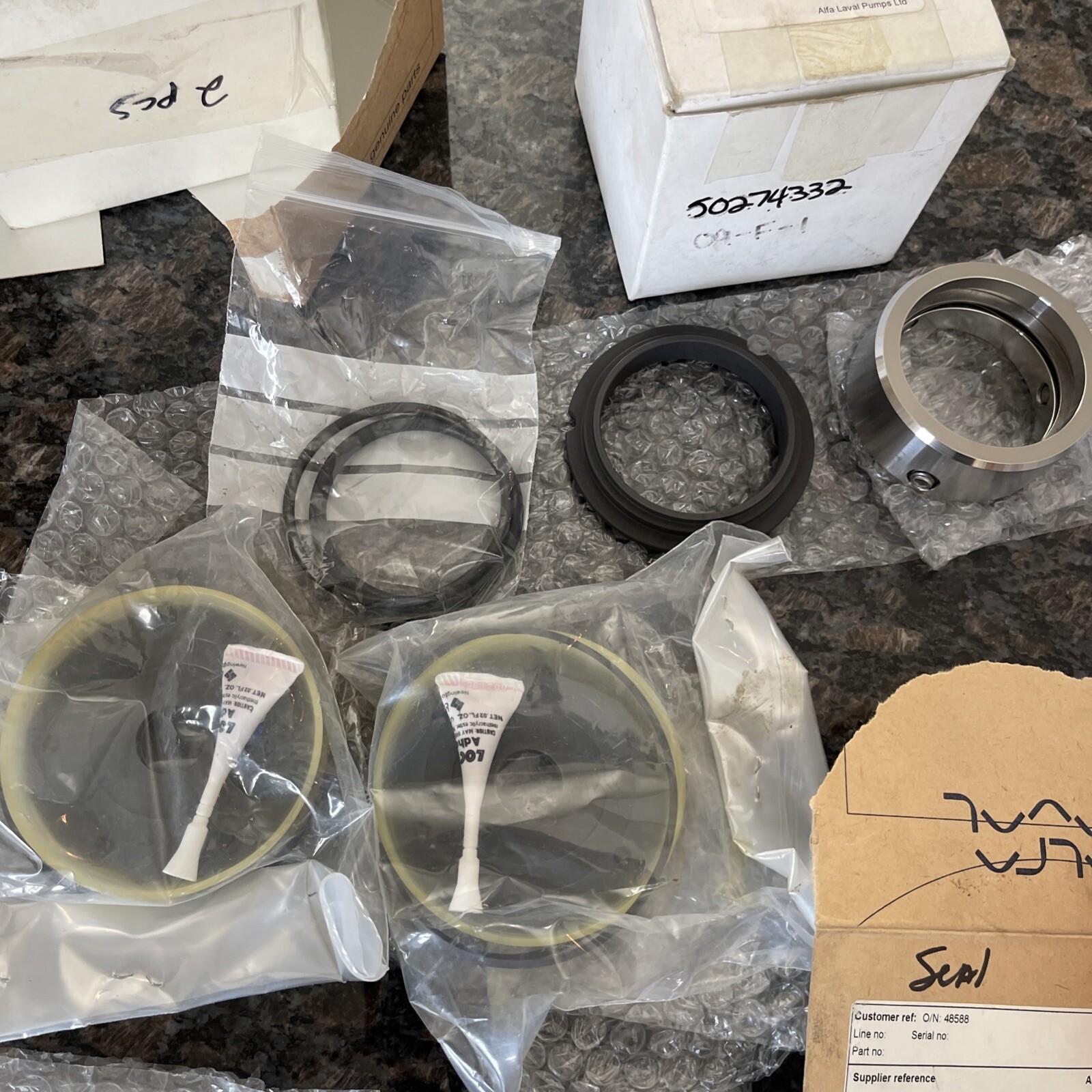 ALFA LAVAL 9630033235 7400.105E SEAL KIT R90 Ss/C SS EPDM 55MM SR5