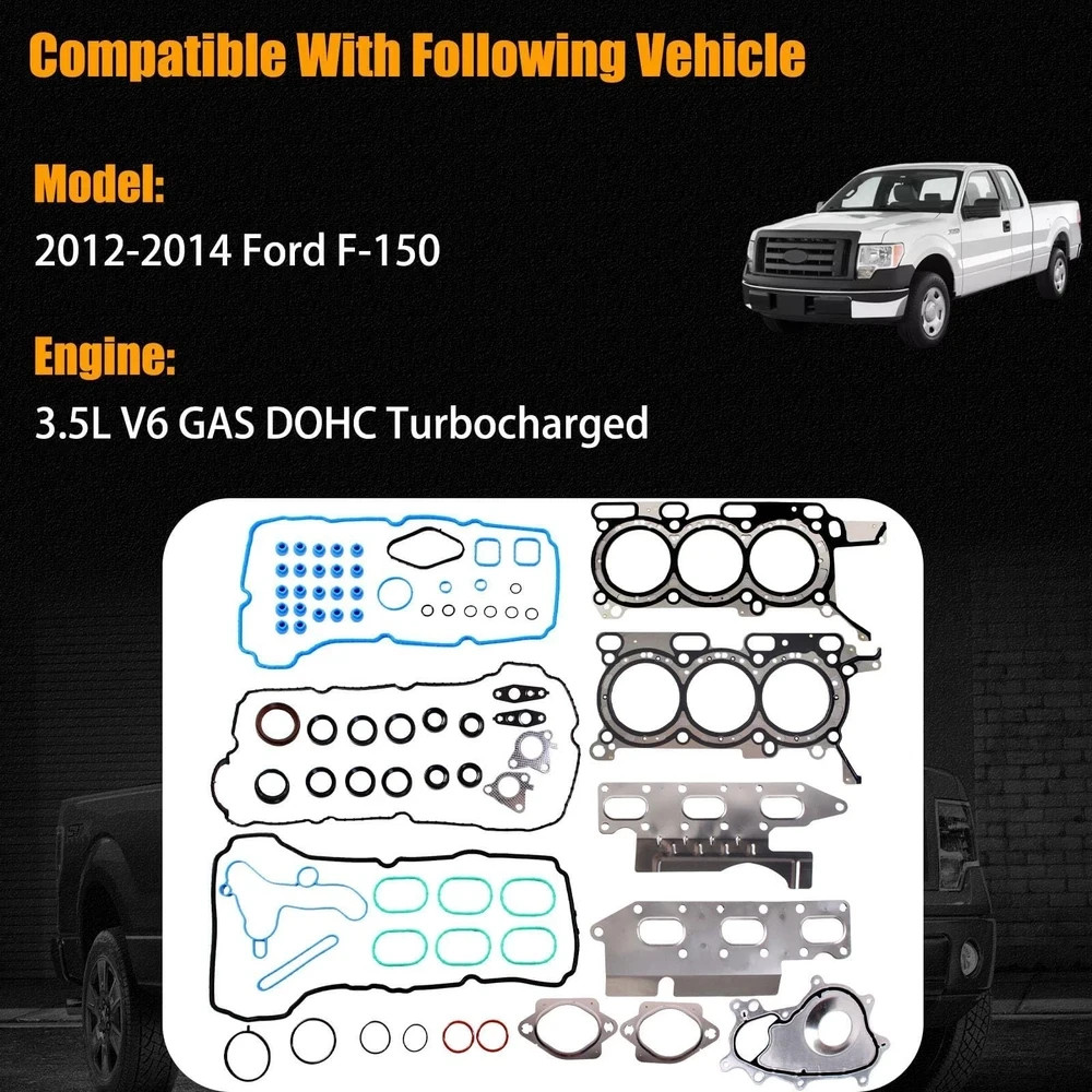 HS54988A Cylinder Head Gasket Set Fit for Ford F-150 2012 2013 2014 3.5L Ecob…
