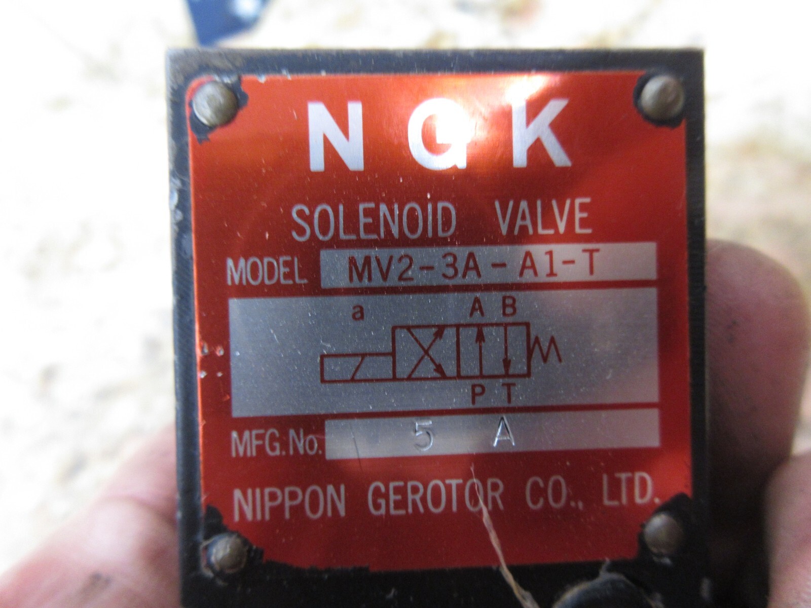 NGK SOLENOID VALVE MV2-3A-A1-T NIPPON GEROTOR