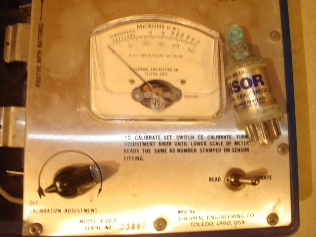 NO.4501 THERMAL VAC CHECK GAUGE TESTER ANALYZER