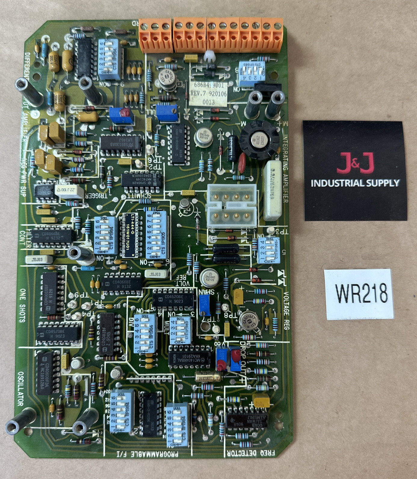 PREOWNED- Fischer & Porter 686B499U01 Signal Conditioner PCB || FAST SHIPPED🇺🇸