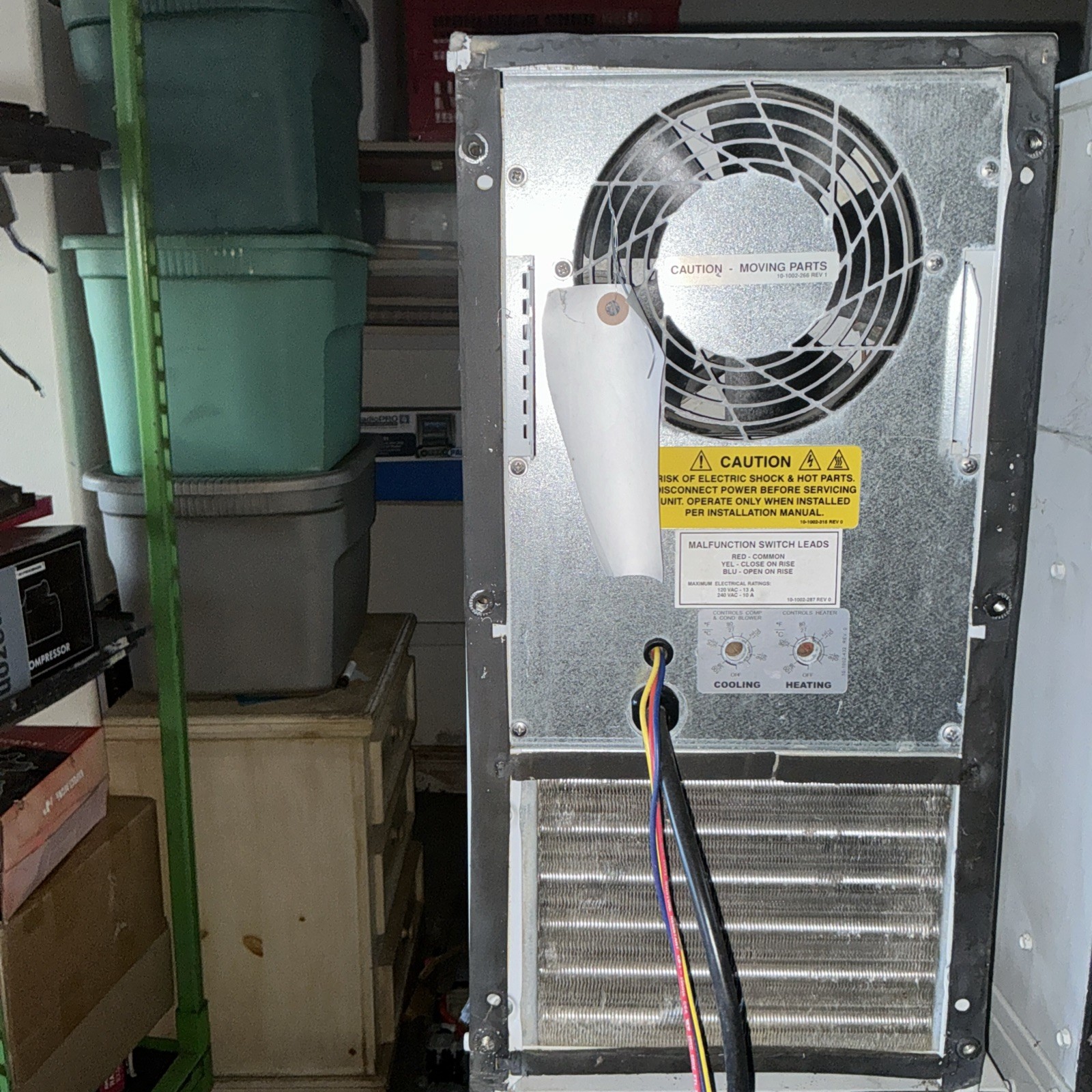 Hoffman McLean T20-0216-G150 Electronic Enclosure Air Conditioner 115VAC 2000bt