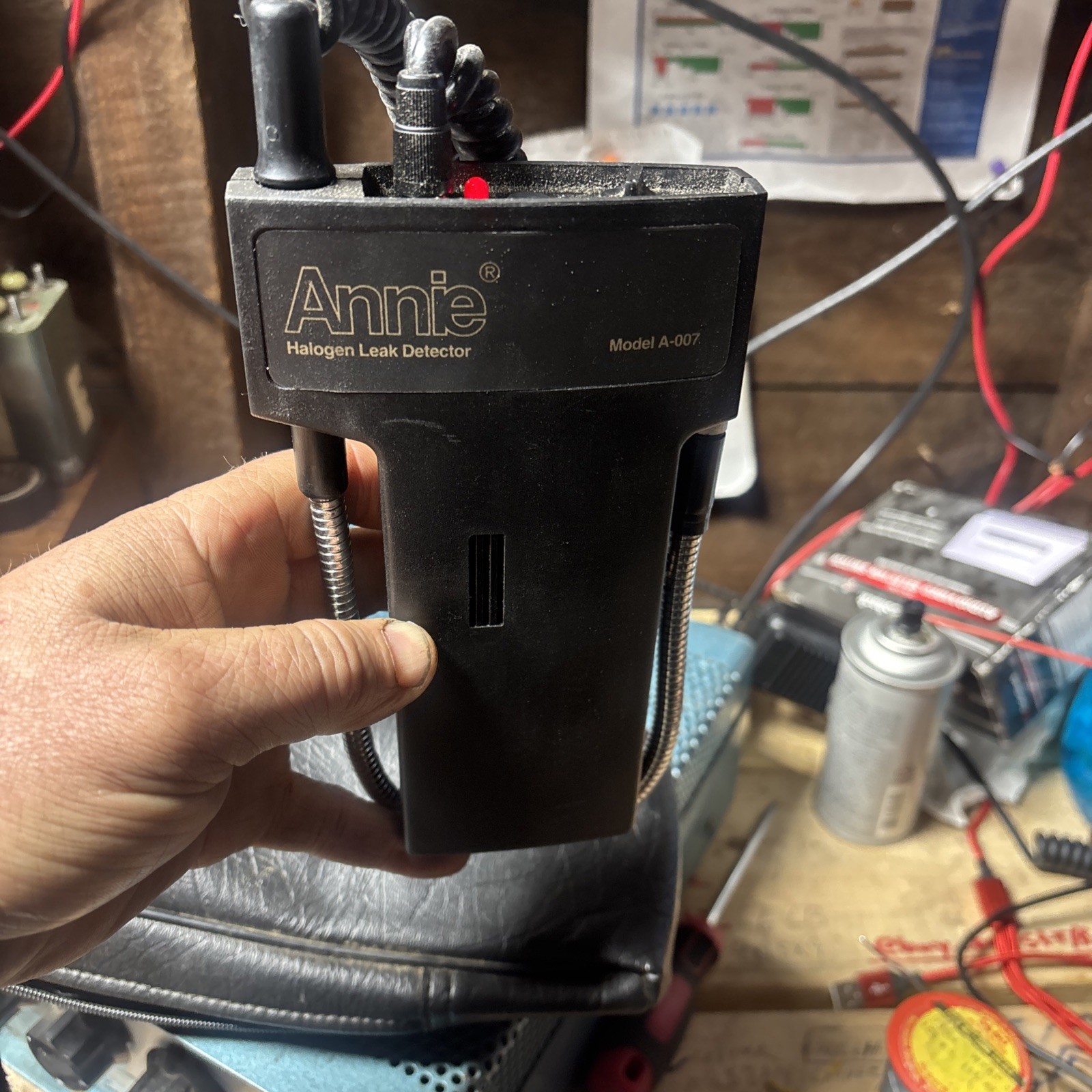 ANNIE A-007 HALOGEN LEAK DETECTOR NEW WITH CASE