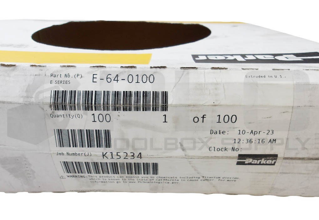 NEW PARKER E-64-0100 POLYETHYLENE TUBING APPROX 75′ *READ*