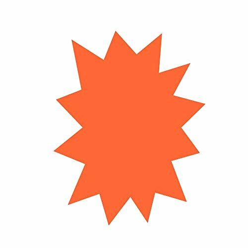 BAZIC Neon Pre-Cut Poster Board Shapes, 13.5″ x 10.75″ Arrow Balloon Cloud Spar