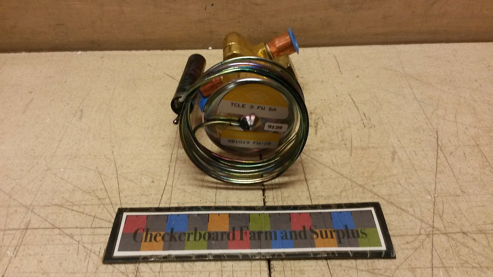 NOS ALCO Thermo-Expansion Valve Straight Thru TCLE-3-FW 3-Ton 5′ Tube -10 to 50F