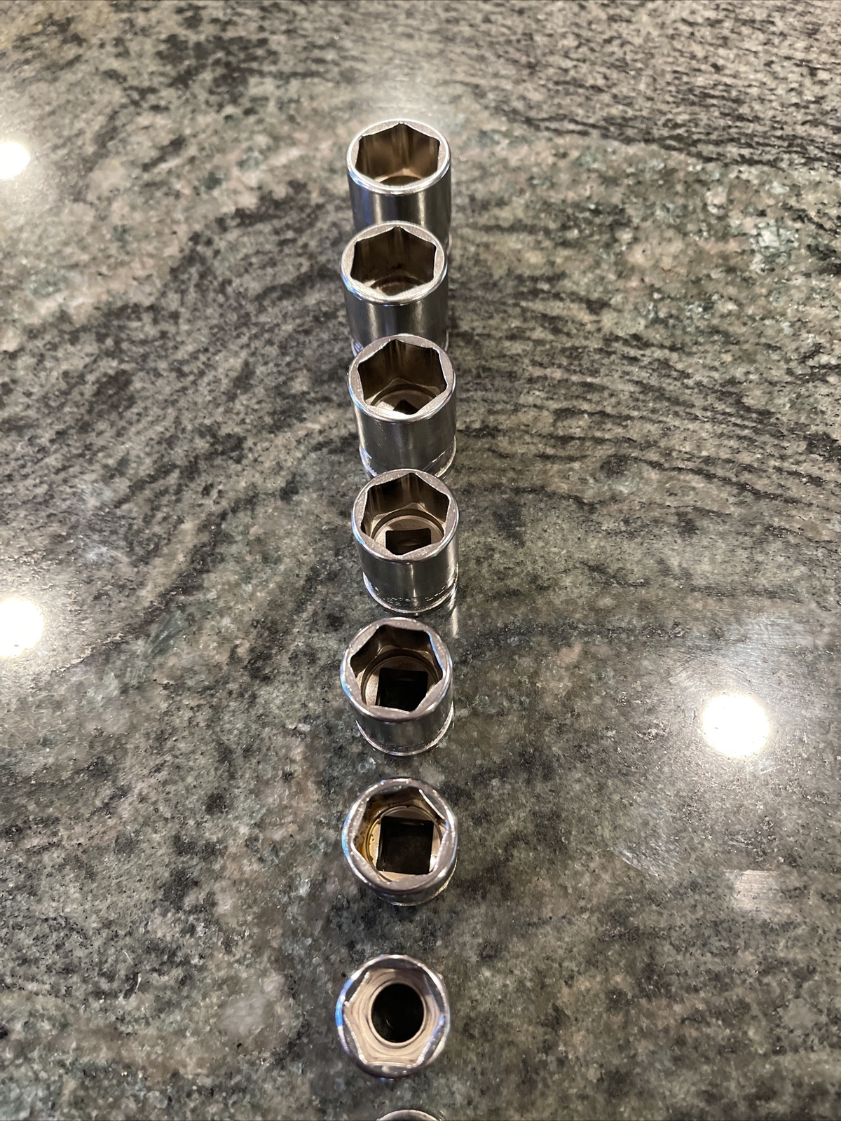 Snap On 212yfsmy 8-19mm shallow fdx 3/8 metric socket set 12 pc.