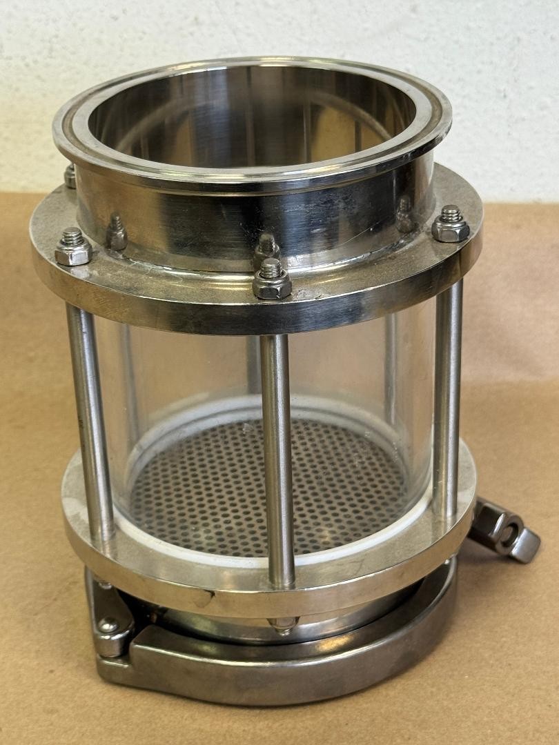 CIPRIANI HARRISON 4″ AISI 316L50/13 VALVE SIGHT GLASS WITH CLAMP