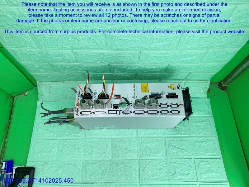 DELTA TAU GBL4-C0-500-100 4-Axis Geo Brick Drive as in photos, sn:0983, DHL