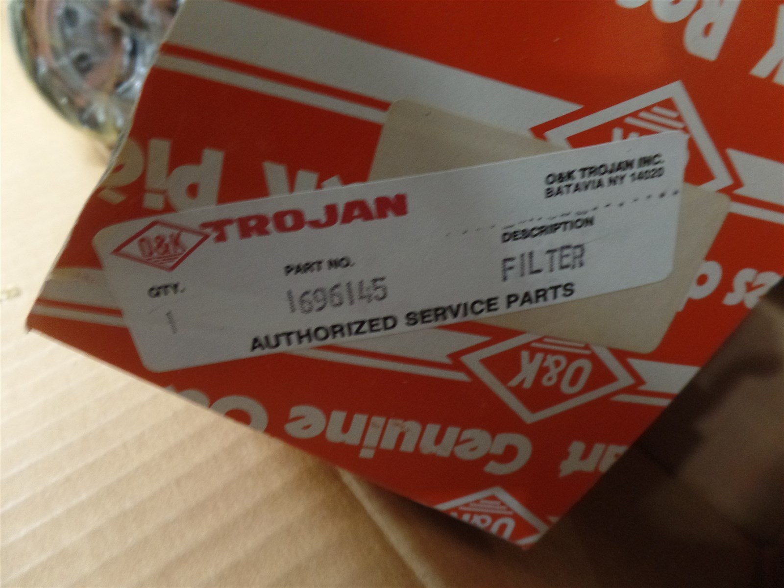 GENUINE TROJAN O&K 10462054800 ENGINE FILTER KIT, 4620548, TEREX 10-462054800