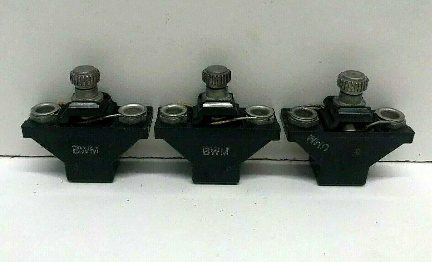 SET OF (3) NEW OLD STOCK! ALLEN-BRADLEY OVERLOAD HEATER ELEMENTS W28 W-28
