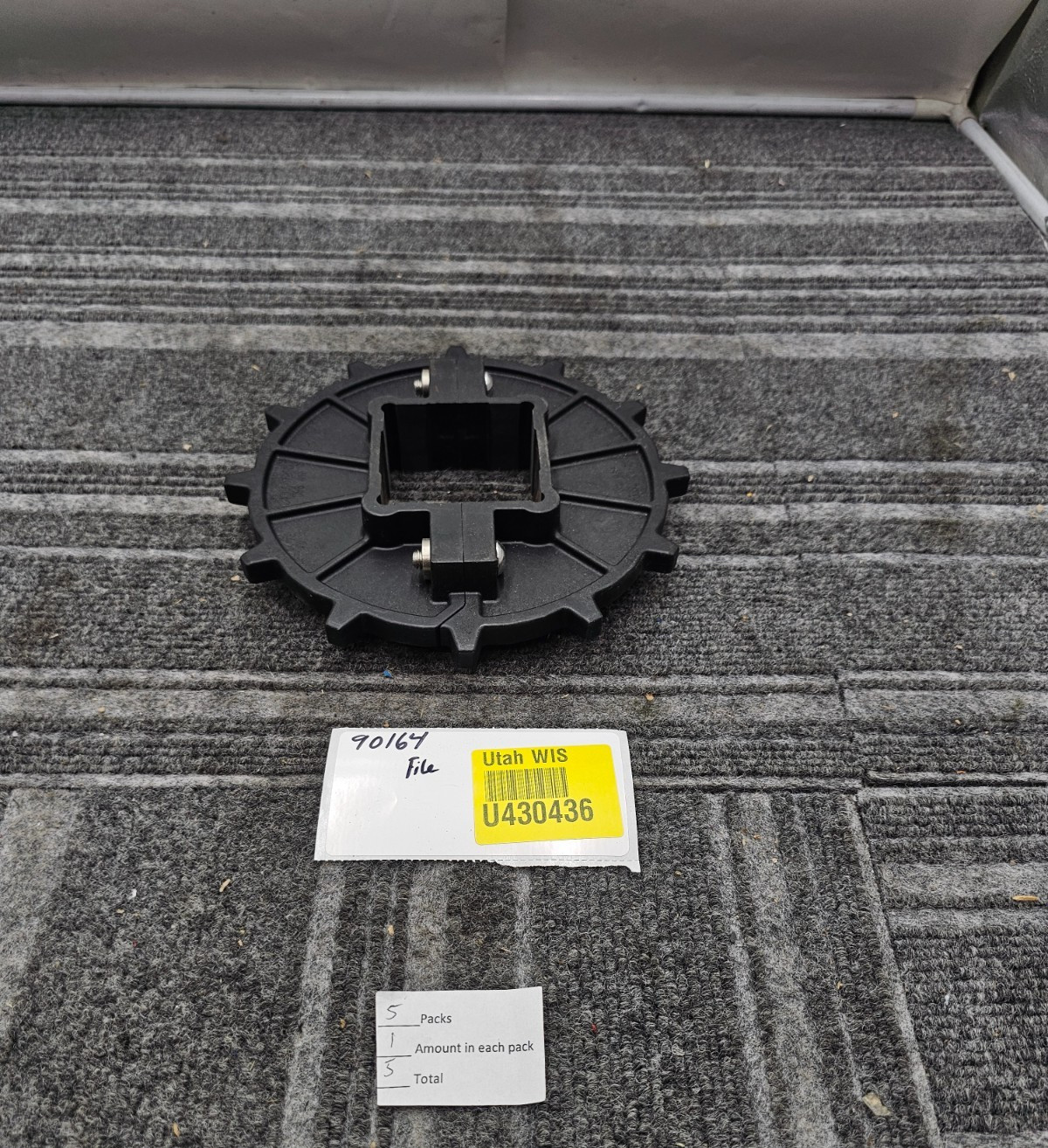 (QTY 5) S4500 7.8PD 198mm Conveyor Split Sprocket Replacement Fits Intralox