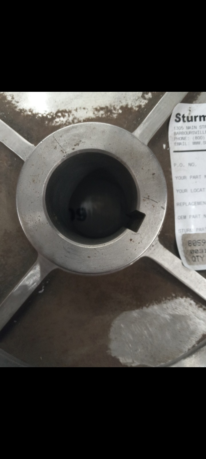 STURM SULZER PUMP IMPELLER 008590317