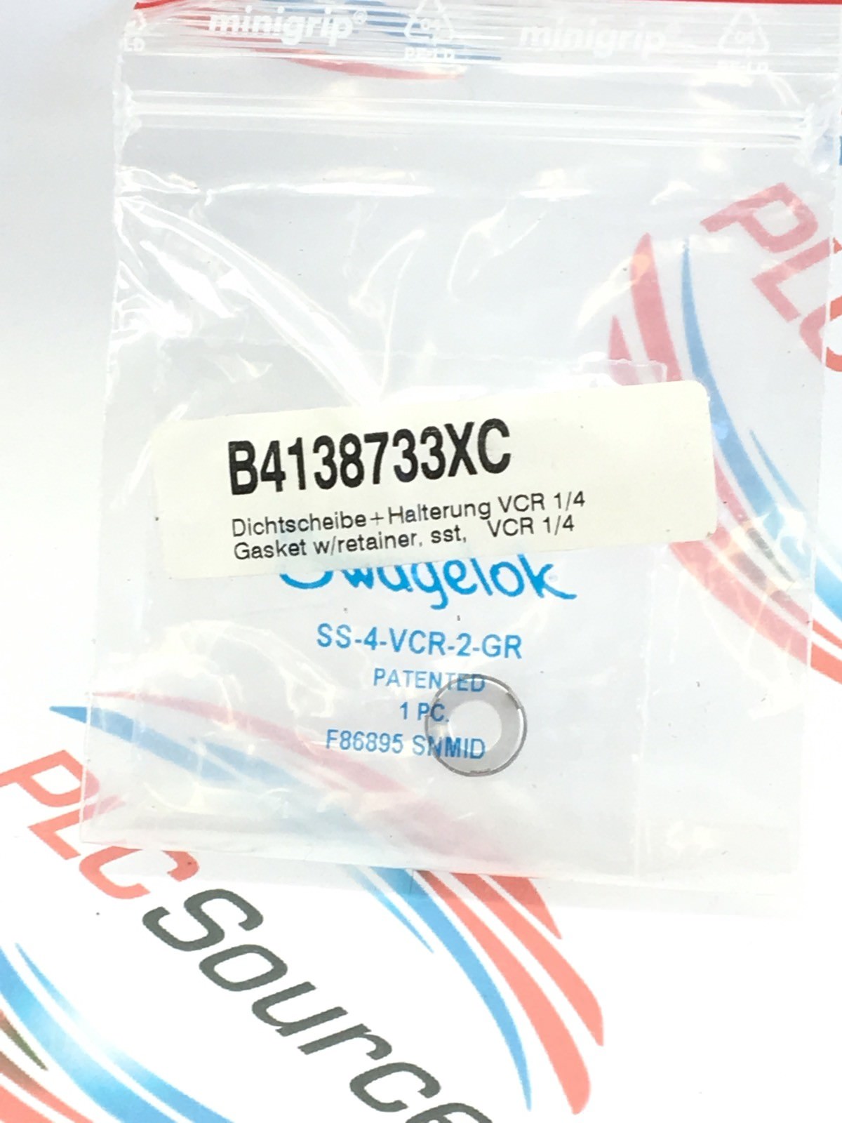 SWAGELOK SS-4-VCR-2-GR GASKET RETAINER ASSY B4138733XC