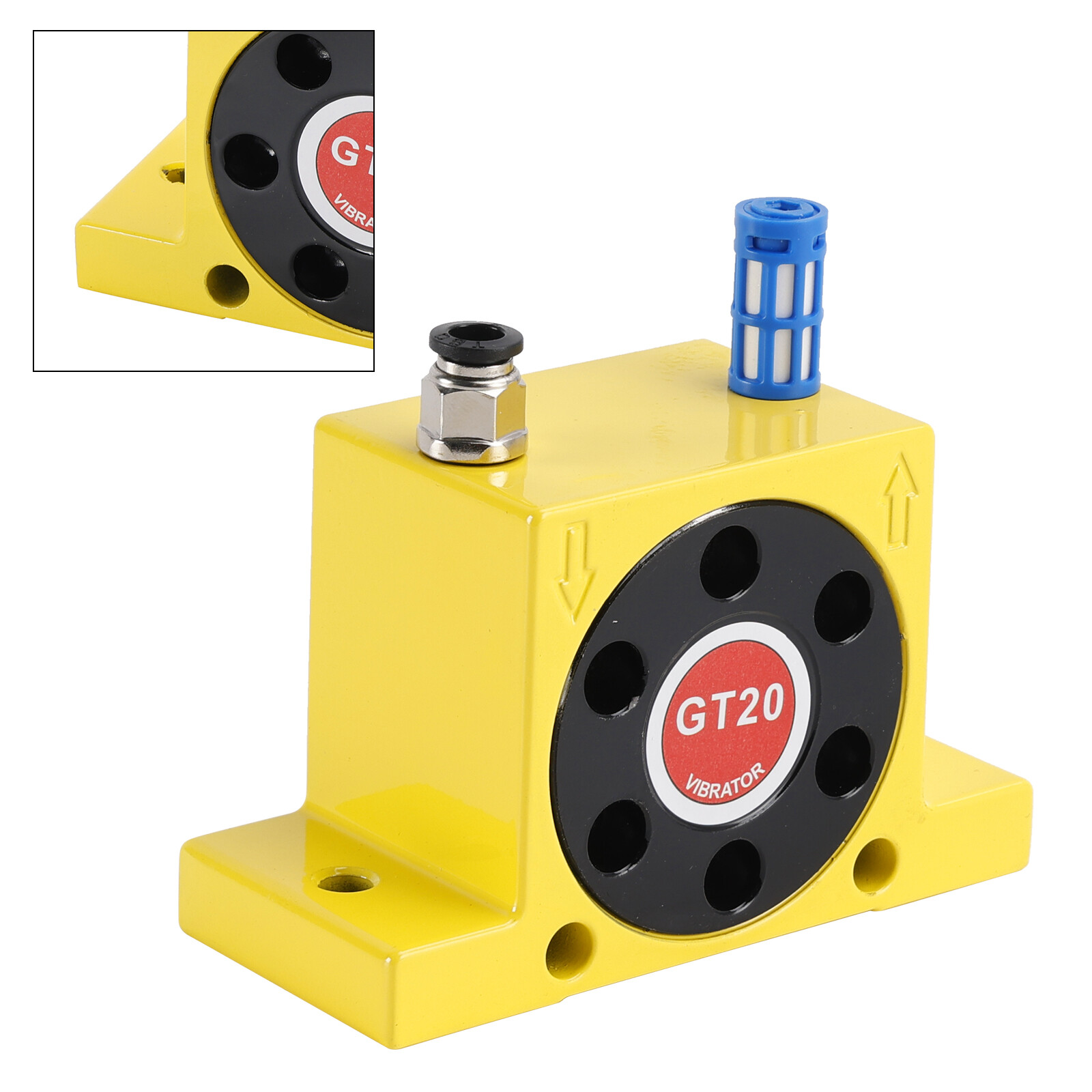 Pneumatic Turbine Vibrators GT20 1/4″ Silent Golden Industrial Vibrator US