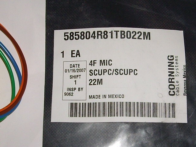 1 x SM Single Mode SC to SC 4 Strands Patch Cord