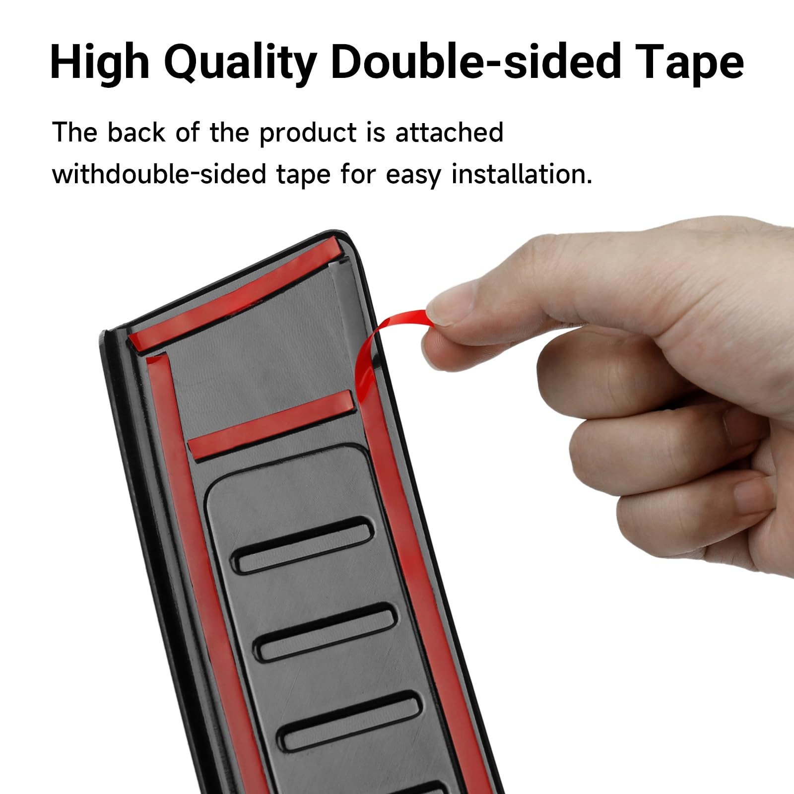 Rear Bumper Protector 2021-2025 Grand Cherokee L Matte Black Hugeek 2021-2024